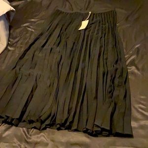 Pleated A skirt